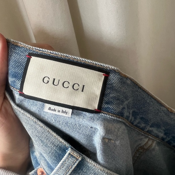 NWT GUCCI Light Wash Jeans 31 - Picture 9 of 9